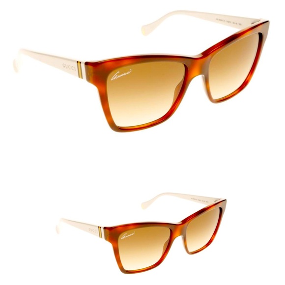 Frame Colour:Havana with white armsLens Colour: brown